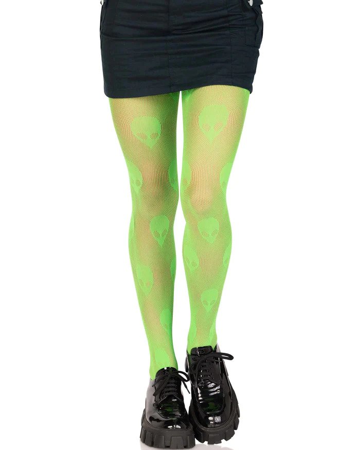 Pantyhose Opaque neon green