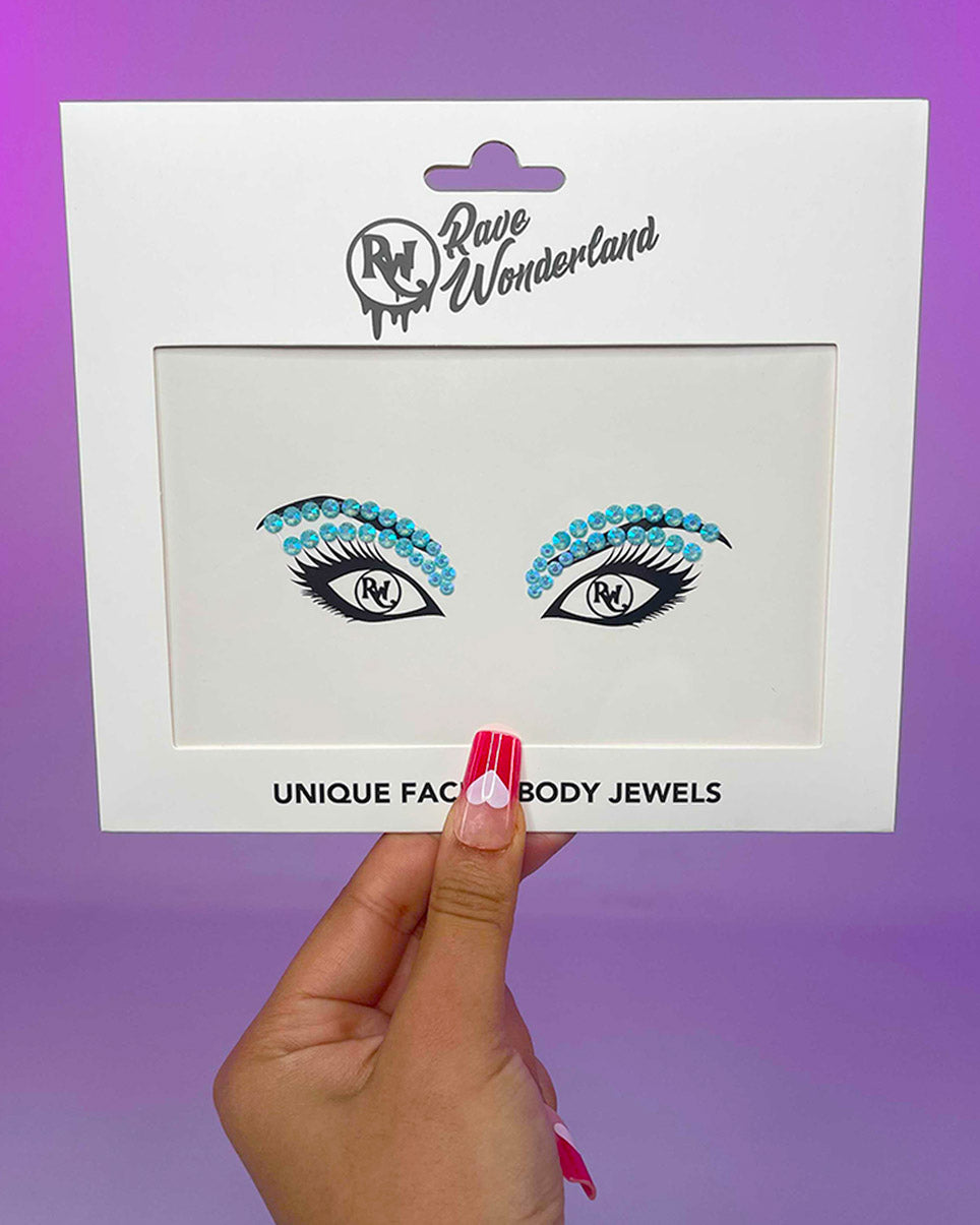 Turquoise Prism Eye Crease Jewel – Rave Wonderland