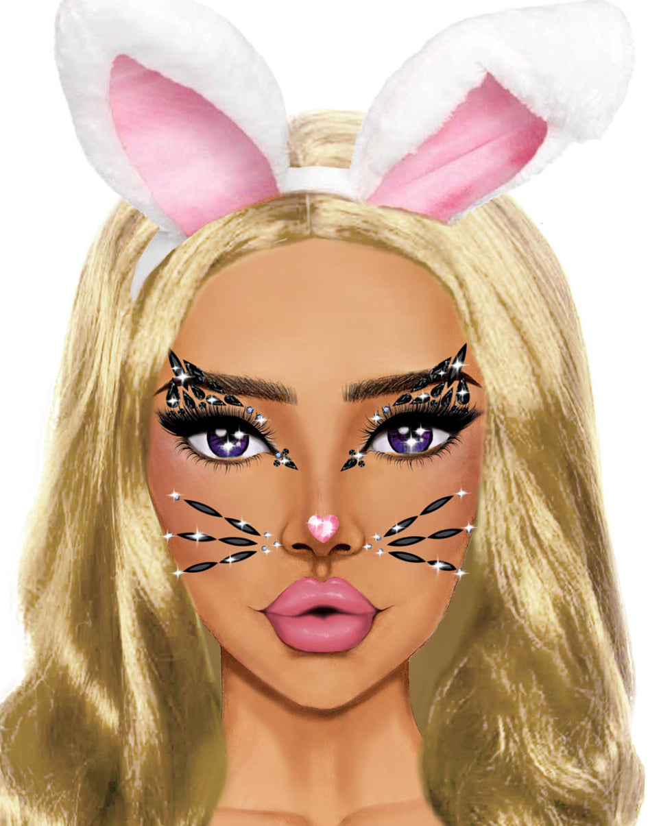 Kitty Bunny Face Jewels