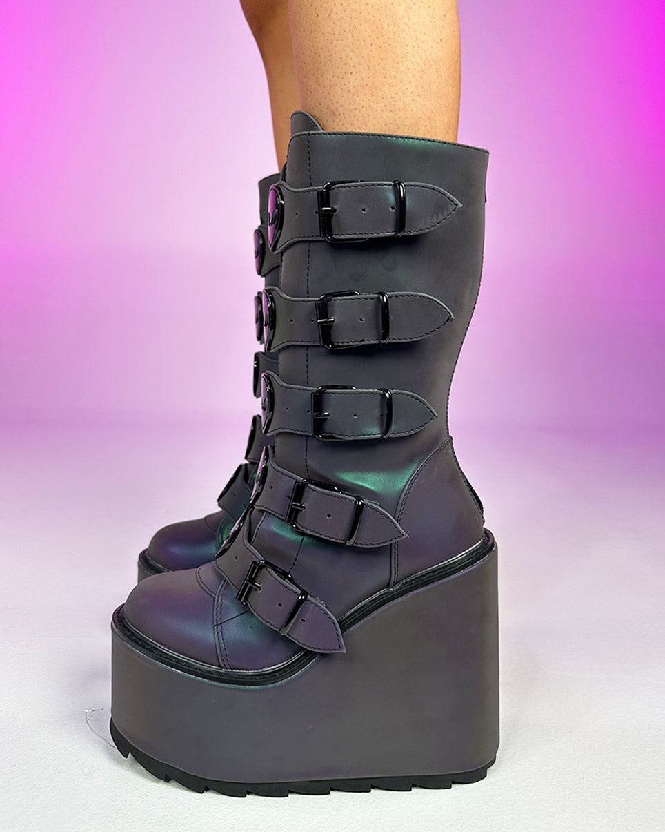 Yru top reflective boots