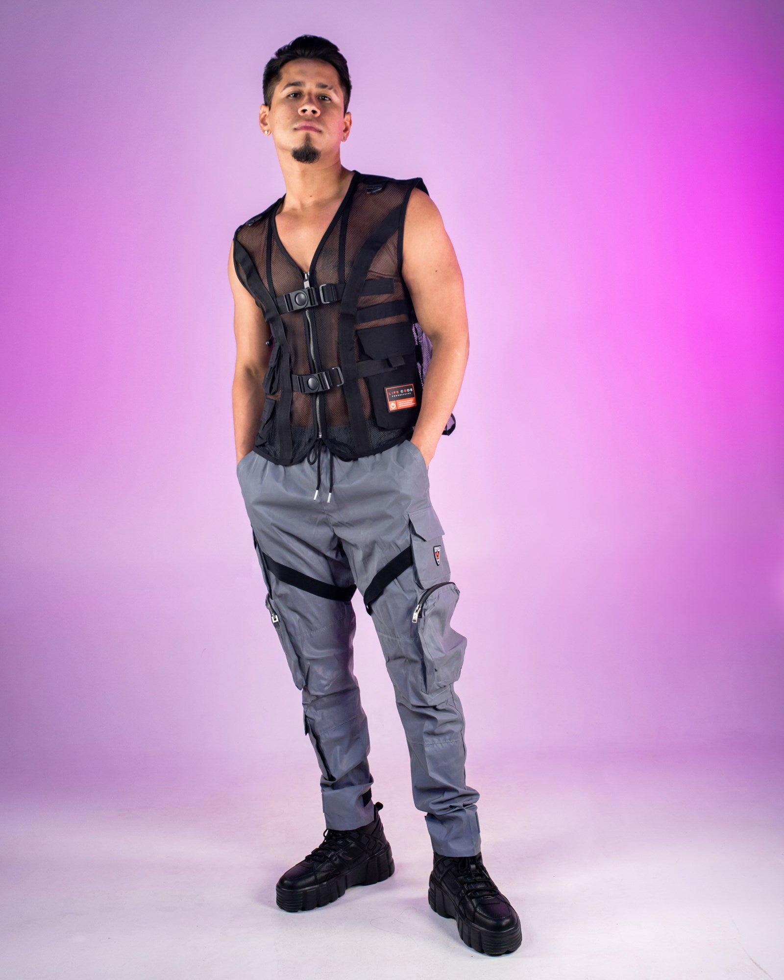 Hit The Streets Utility Mesh Vest – Rave Wonderland