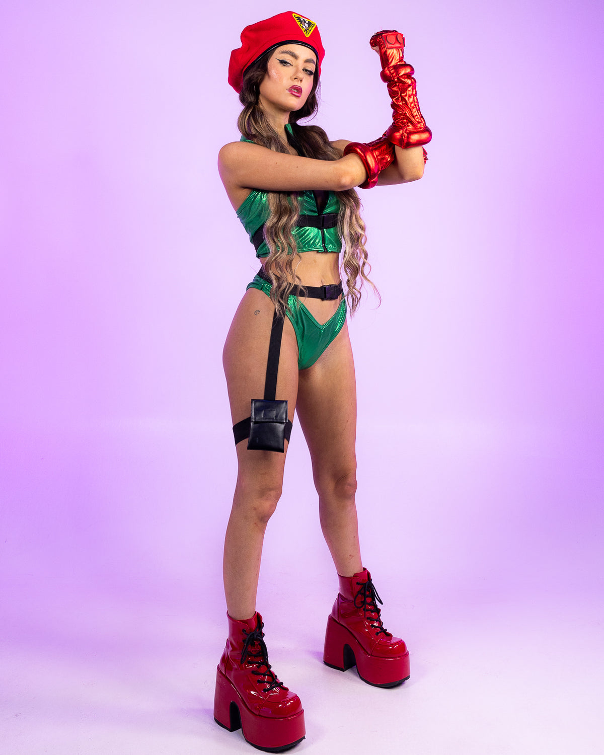 5pc Official Street Fighter Cammy Costume