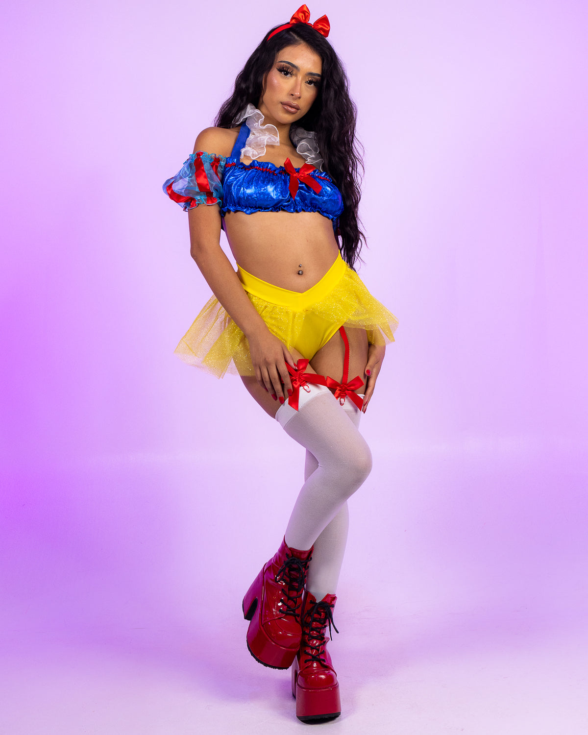 3pc Bad Apple Snow White Costume