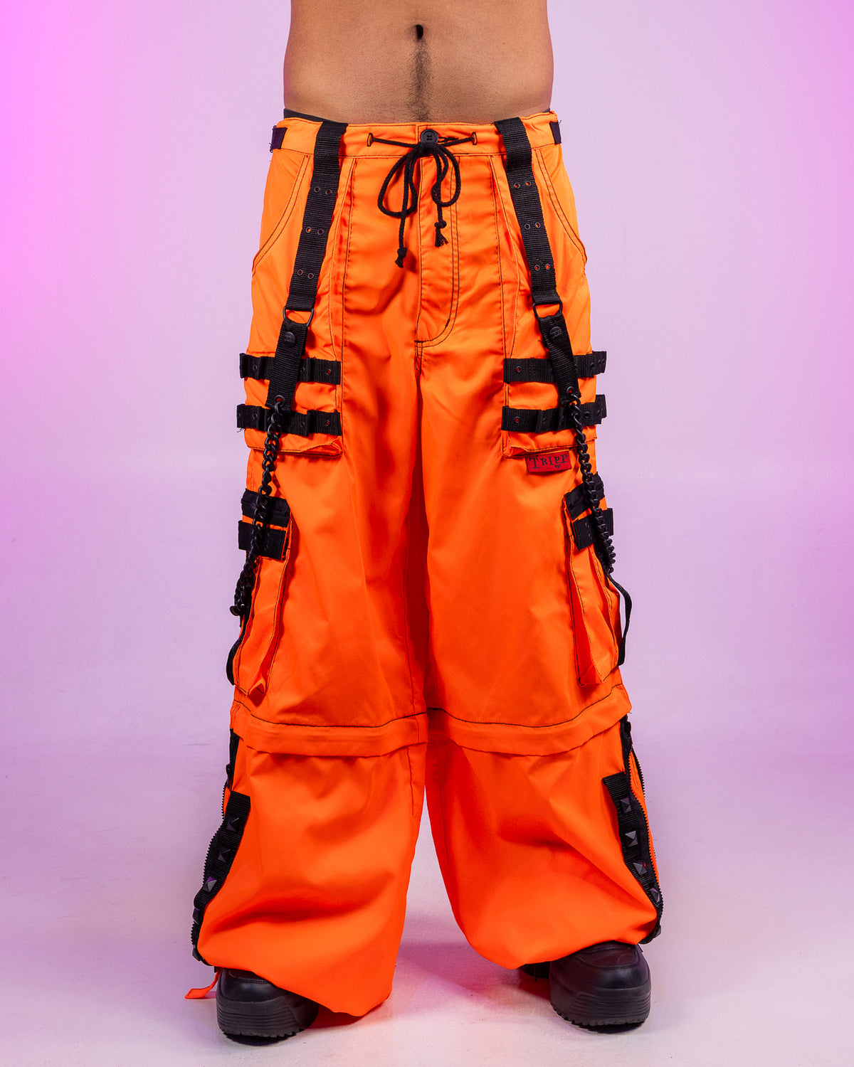 Tripp NYC Zip-Off Orange Space Out Pants