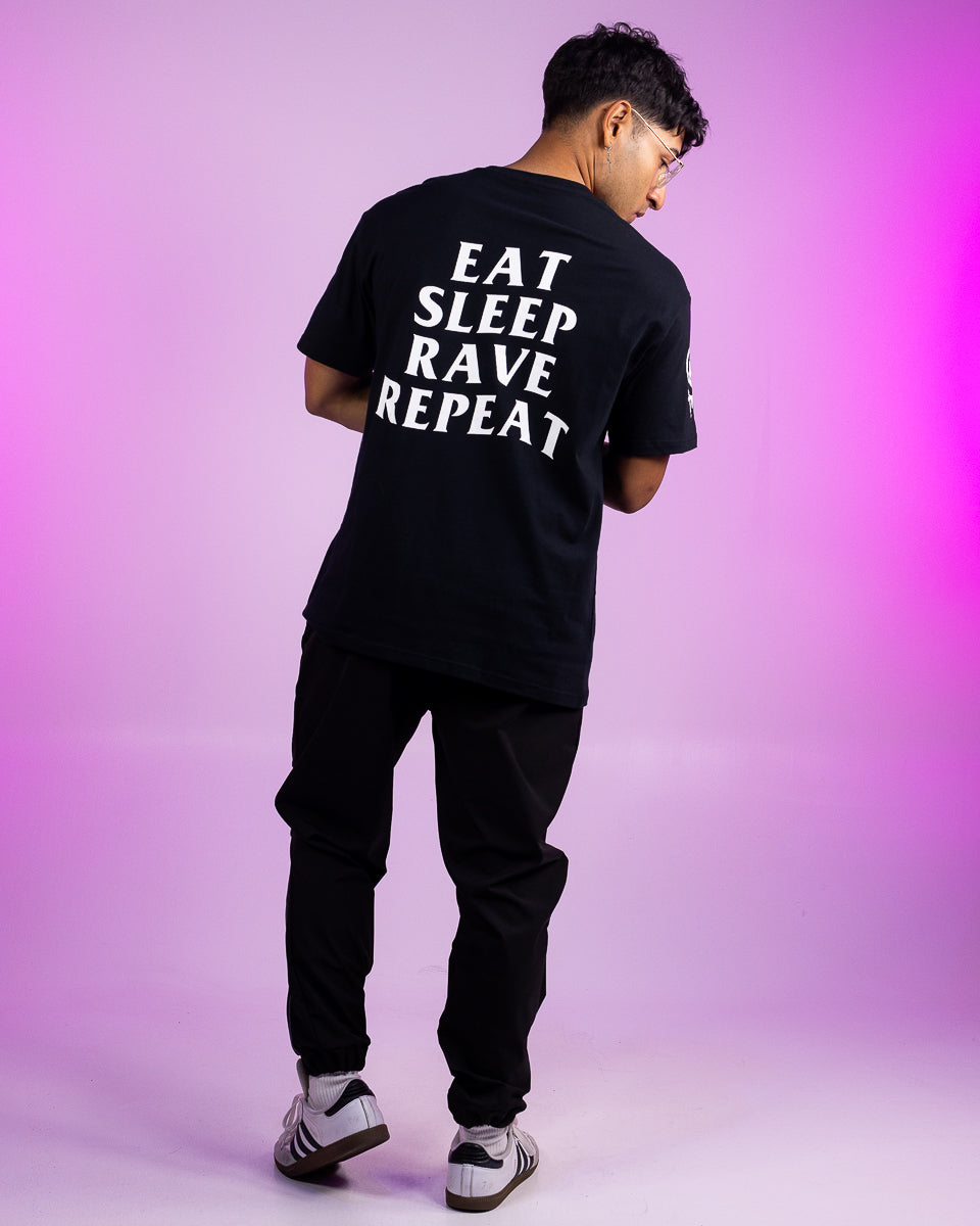 Eat Sleep Rave Repeat Men's T-Shirt