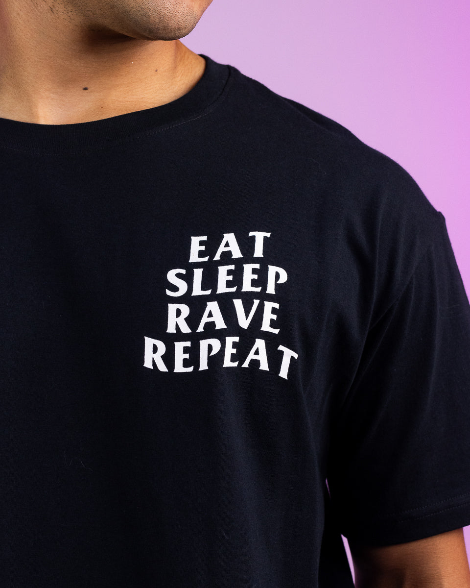 Eat Sleep Rave Repeat Men's T-Shirt