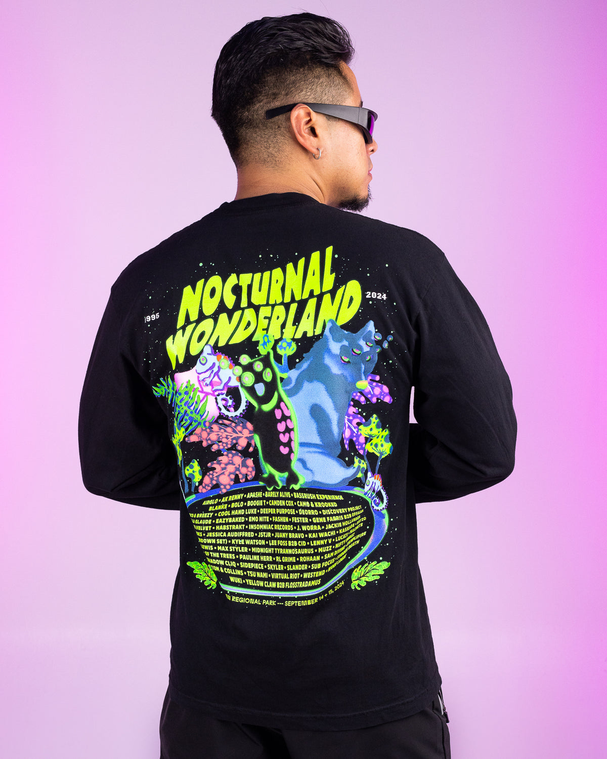 Insomniac Neon Spirits Lineup L/S Tee