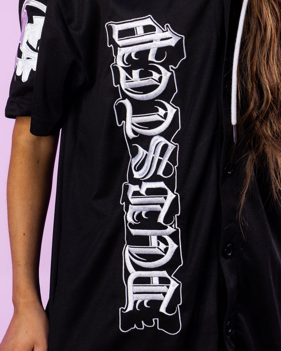 Dubstep Hooded Baseball Jersey