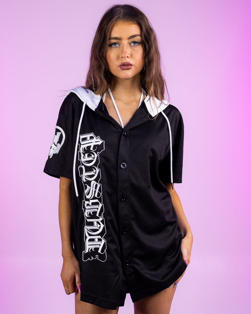 Dubstep Hooded Baseball Jersey