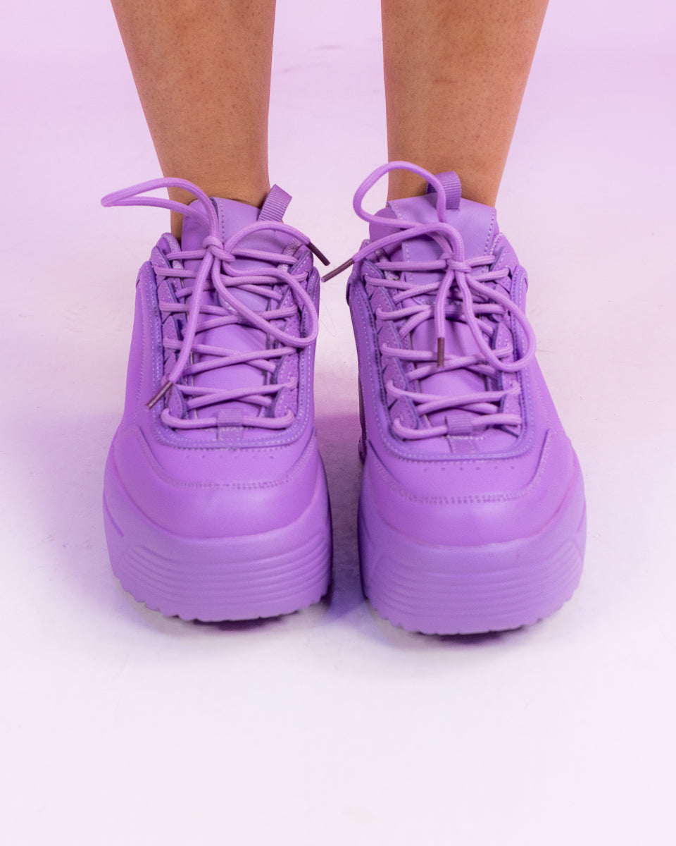 Dark Purple Walkin' On A Dream Sneakers