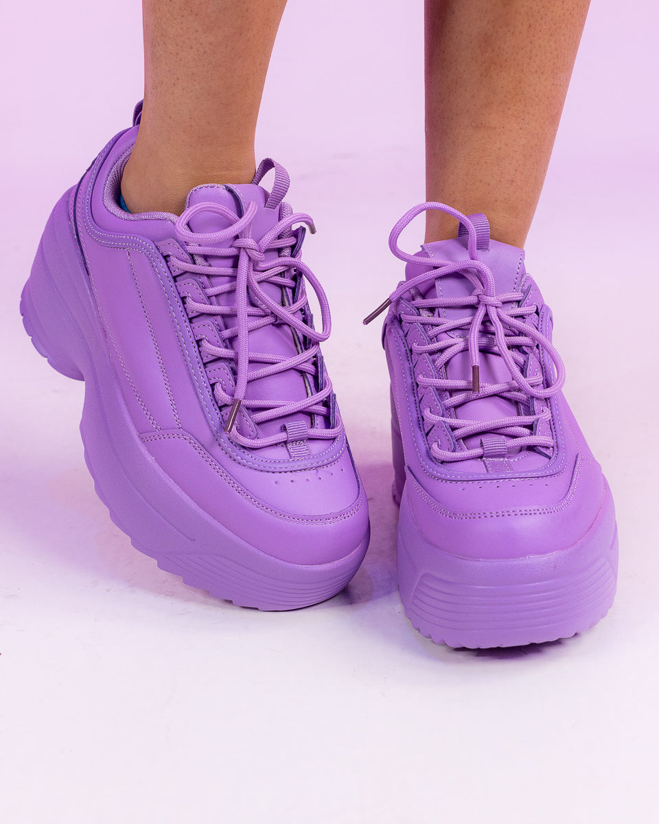 Dark Purple Walkin' On A Dream Sneakers