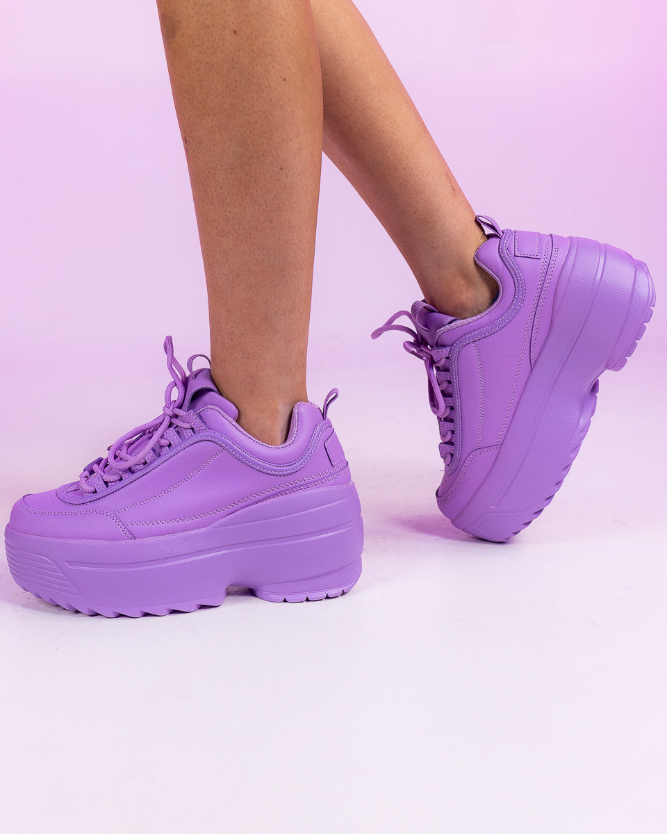 Dark Purple Walkin' On A Dream Sneakers