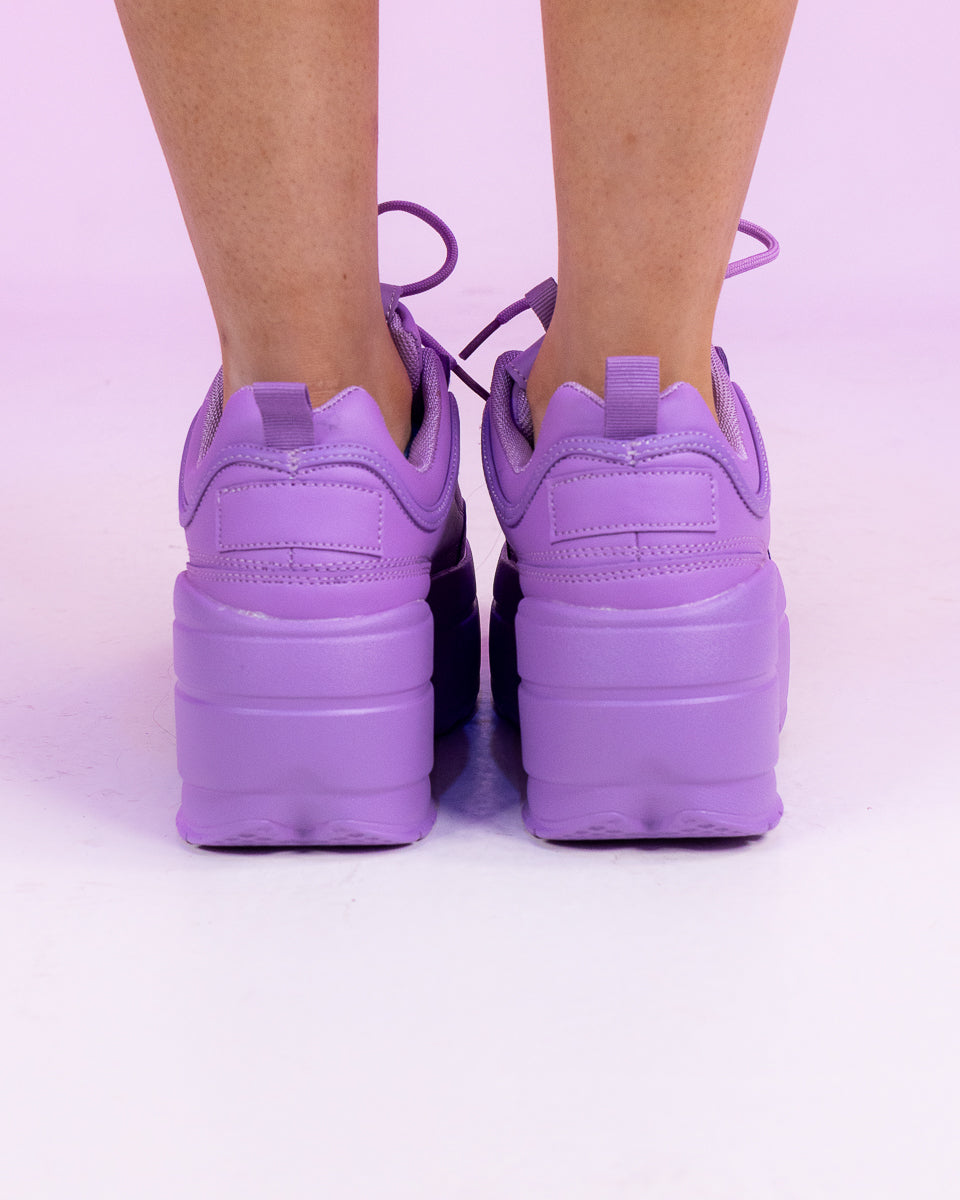 Dark Purple Walkin' On A Dream Sneakers