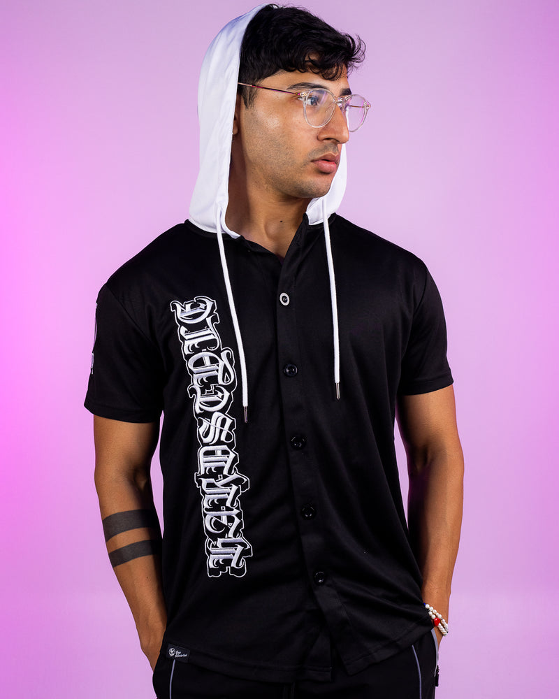 Hardstyle Hooded Baseball Jersey