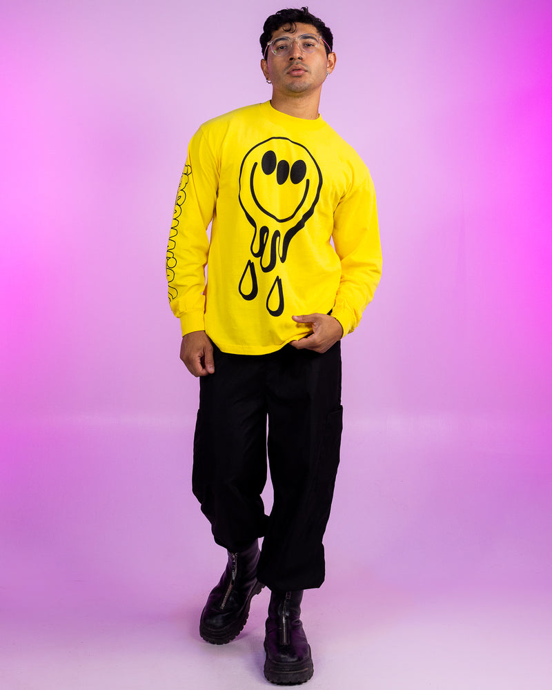 Insomniac Melted Smiley L/S Tee