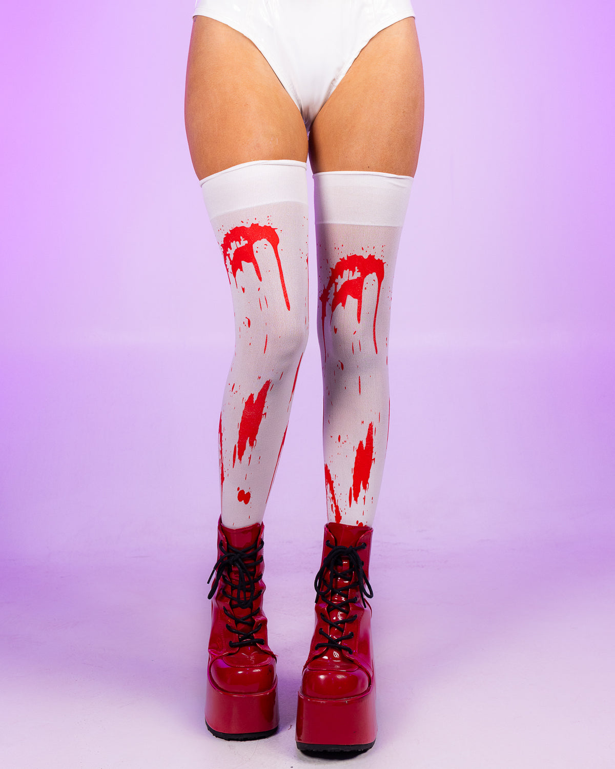 Bloody Zombie Thigh Highs