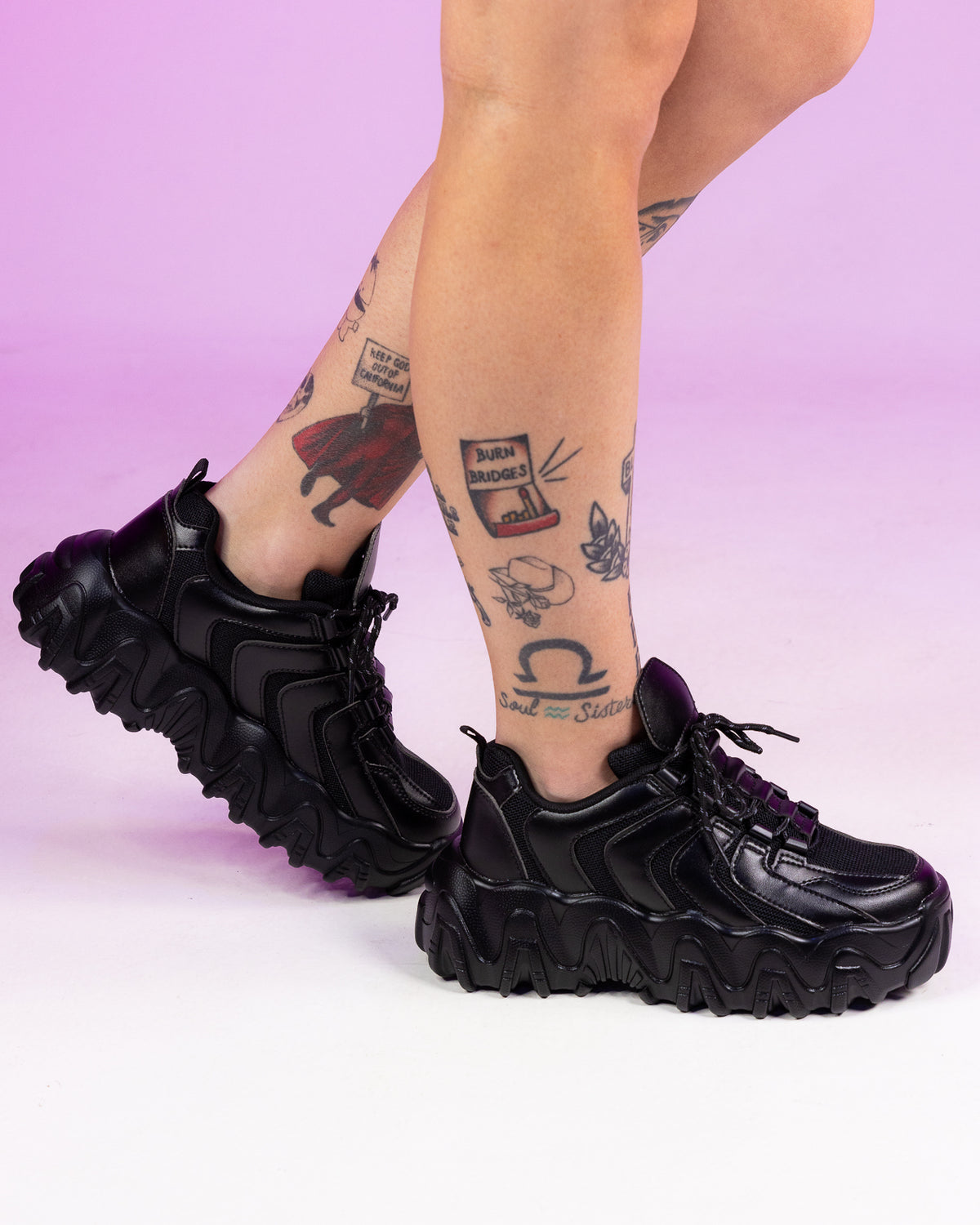 Black Michelle Sneakers