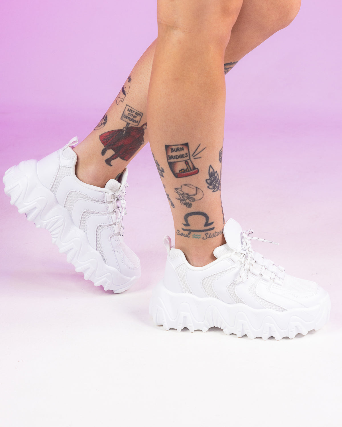 White Michelle Sneakers