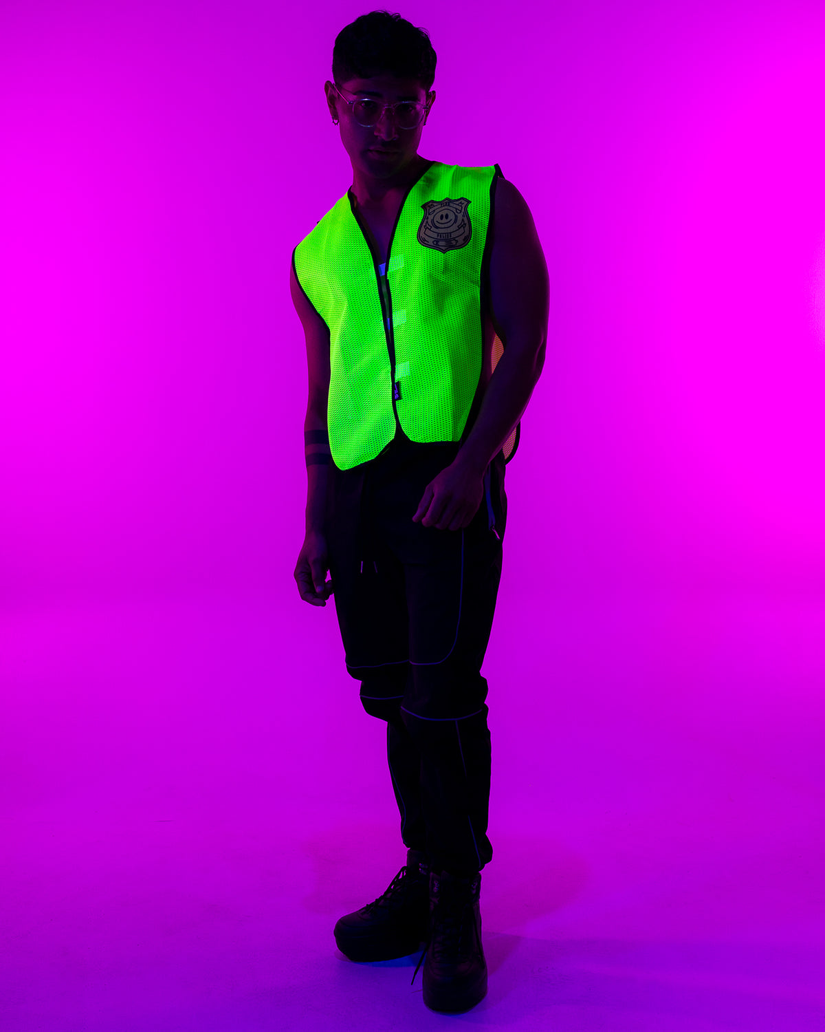 PLUR Police Mesh Vest