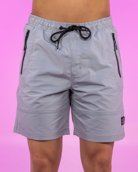 White Nylon 7 Inch Inseam Shorts – Rave Wonderland