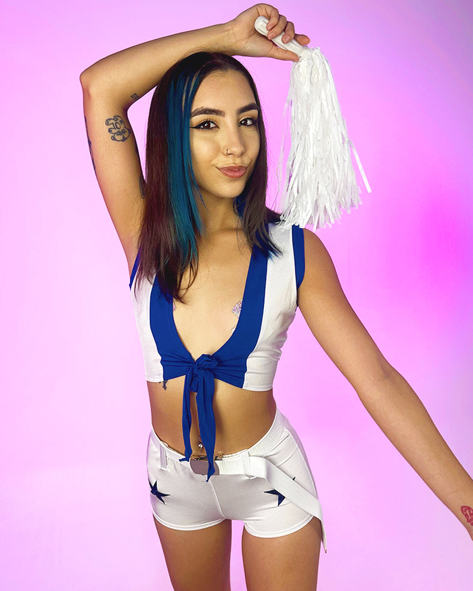 4pc Thunderstruck Cheer Costume