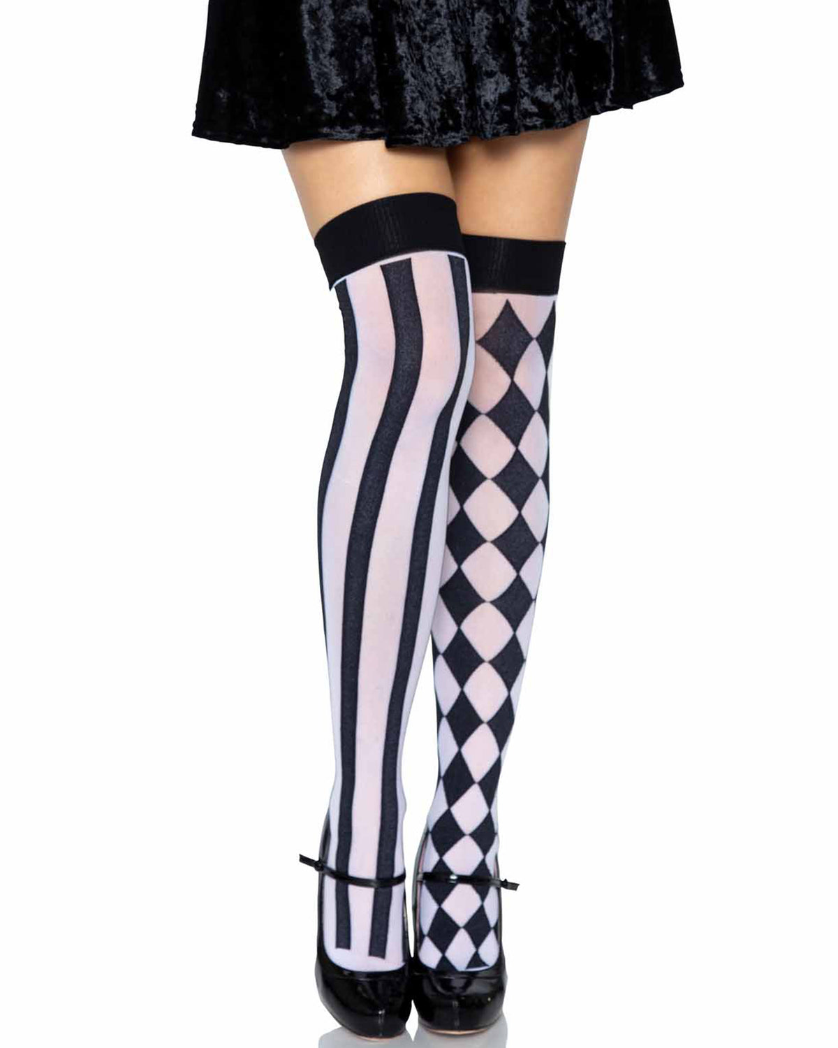 Harlequin Thigh Highs