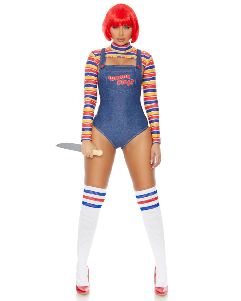 5pc Wanna Play? Doll Costume