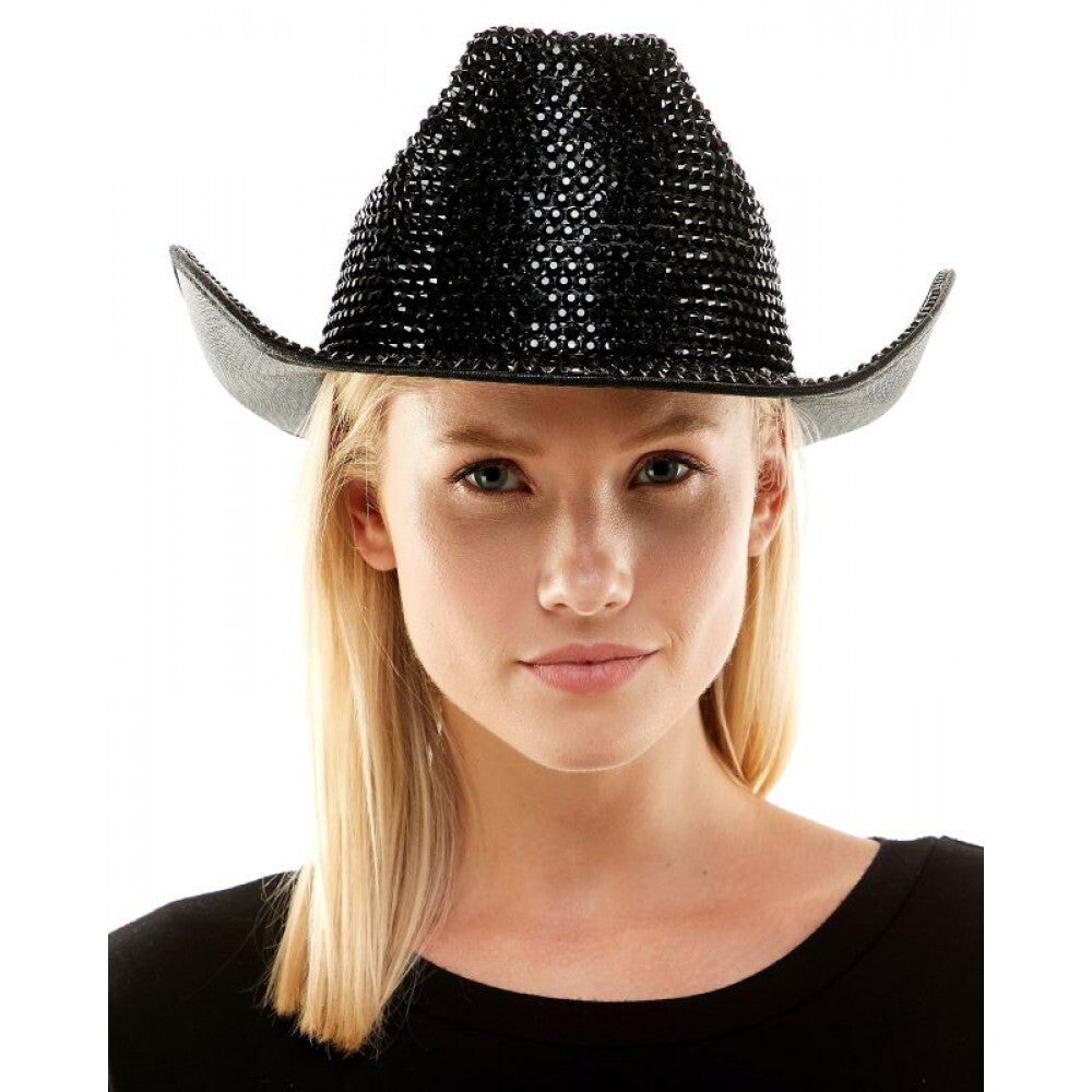 Black Rhinestone Cowgirl Hat – Rave Wonderland