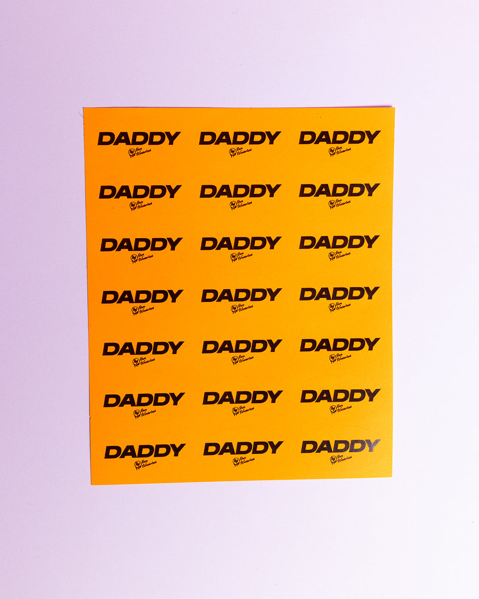 21pc DADDY Sticker Sheet – Rave Wonderland