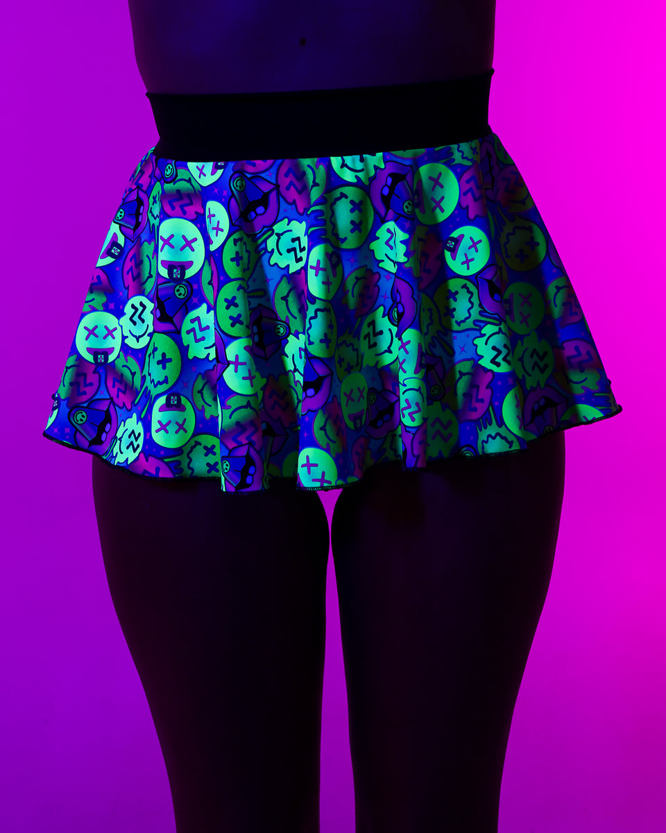 Rolita Couture X RW Live, Laugh, Trip Mini Skirt