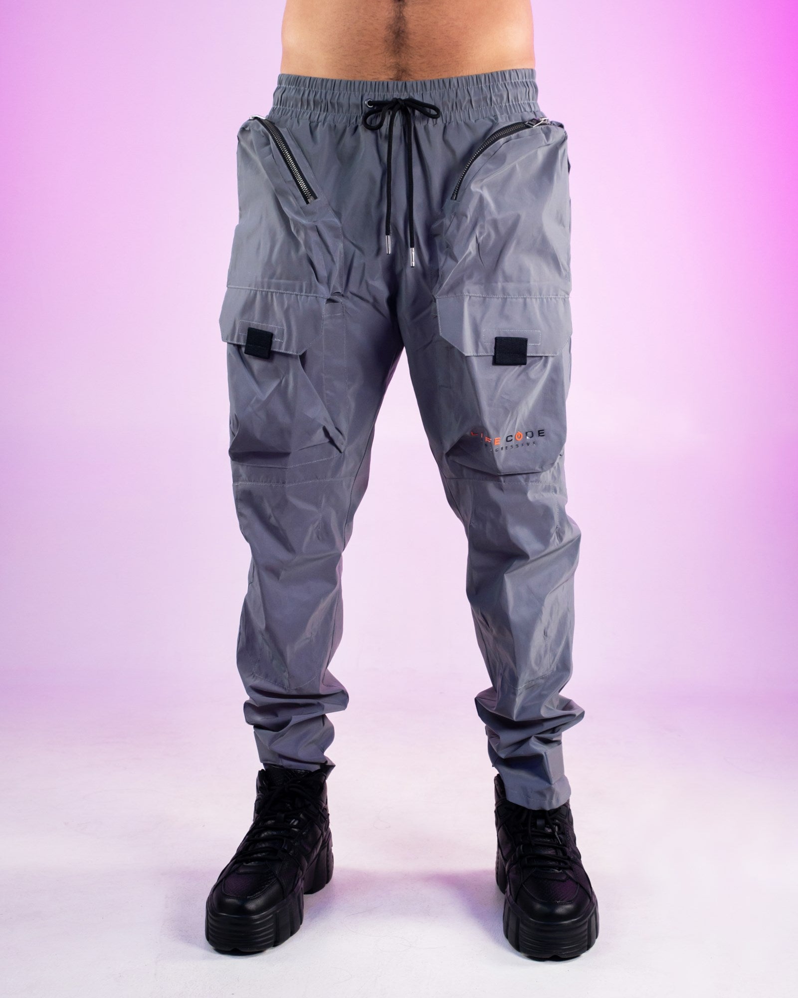 Reflective on sale cargo joggers