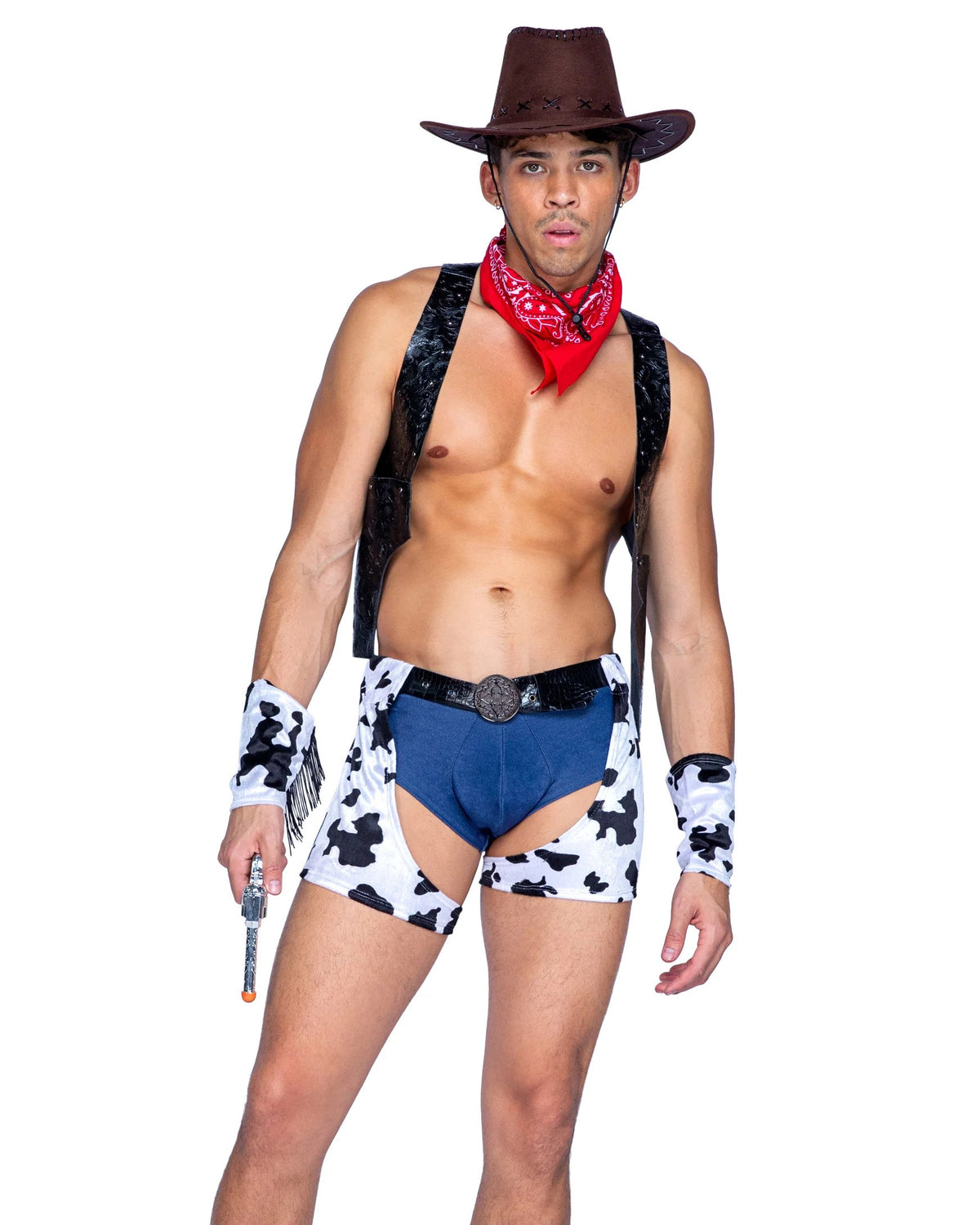 5pc Rawhide Cowboy Costume