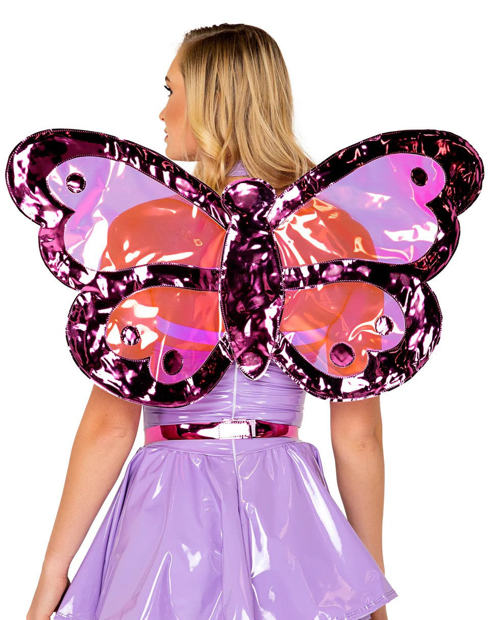 Iridescent PVC Butterfly Wings