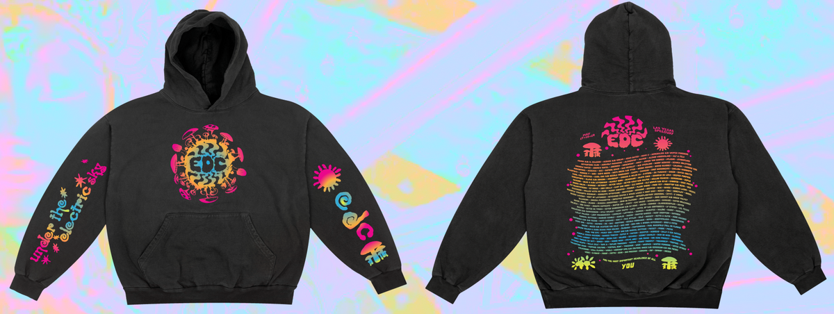 Insomniac EDCLV 2024 Gradient Lineup Hoodie