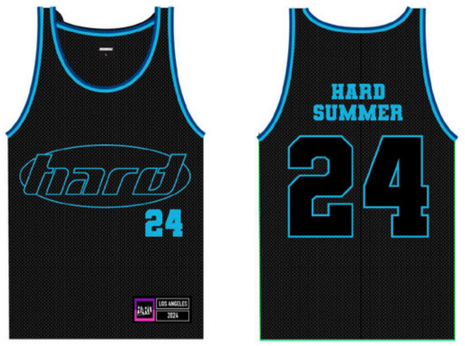 Insomniac HARD Electric Basketball Jersey