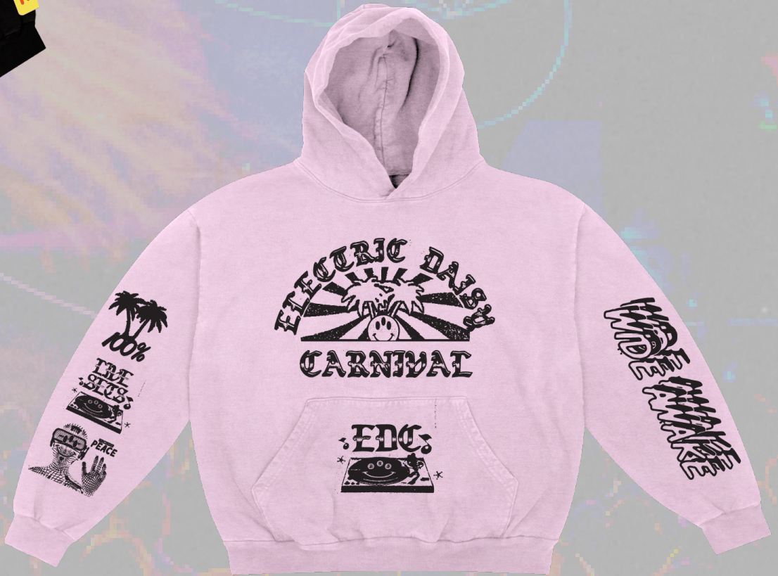 Insomniac EDCLV 2024 Dancehall Hoodie