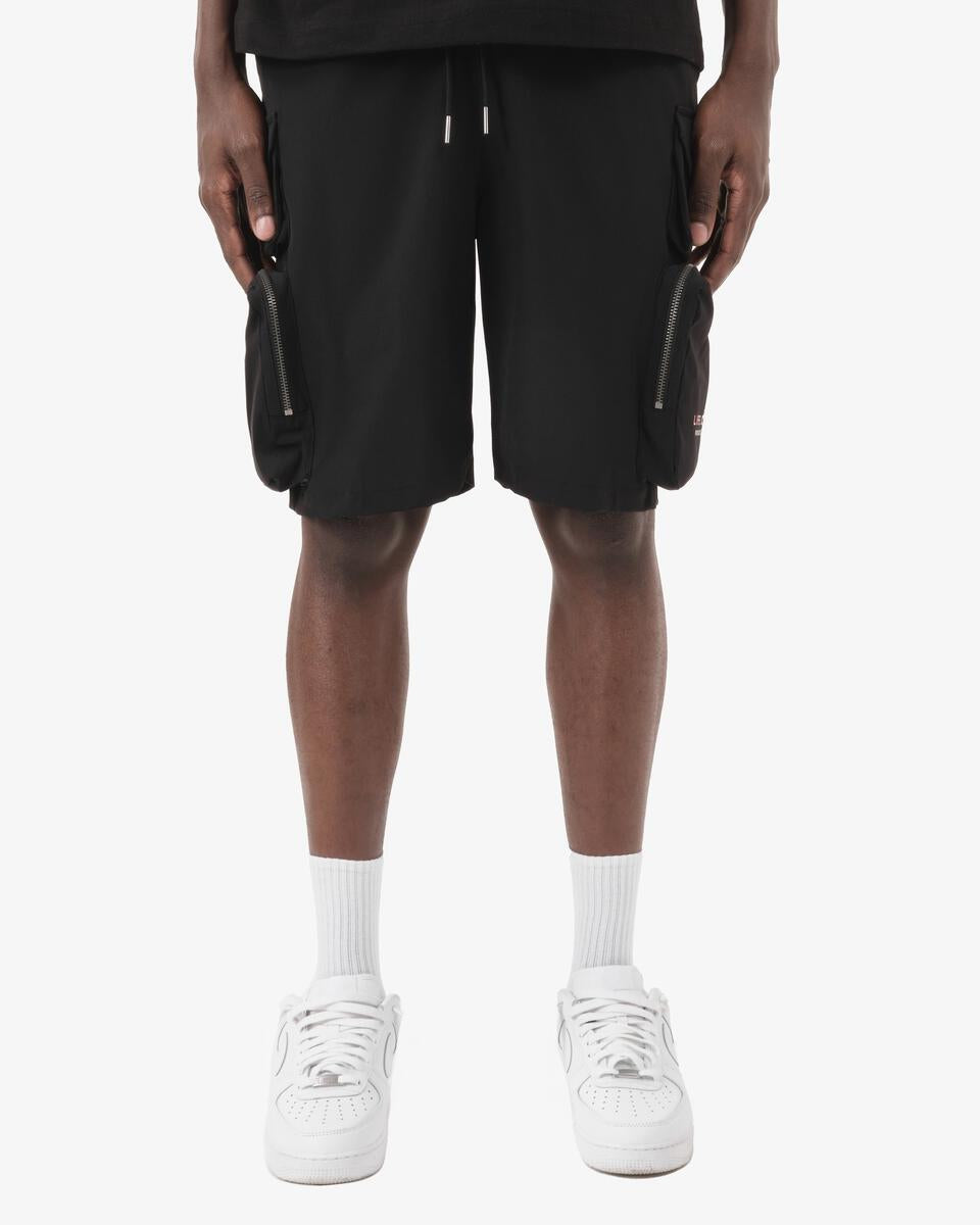 Black Nylon 6 Inch Inseam Shorts – Rave Wonderland