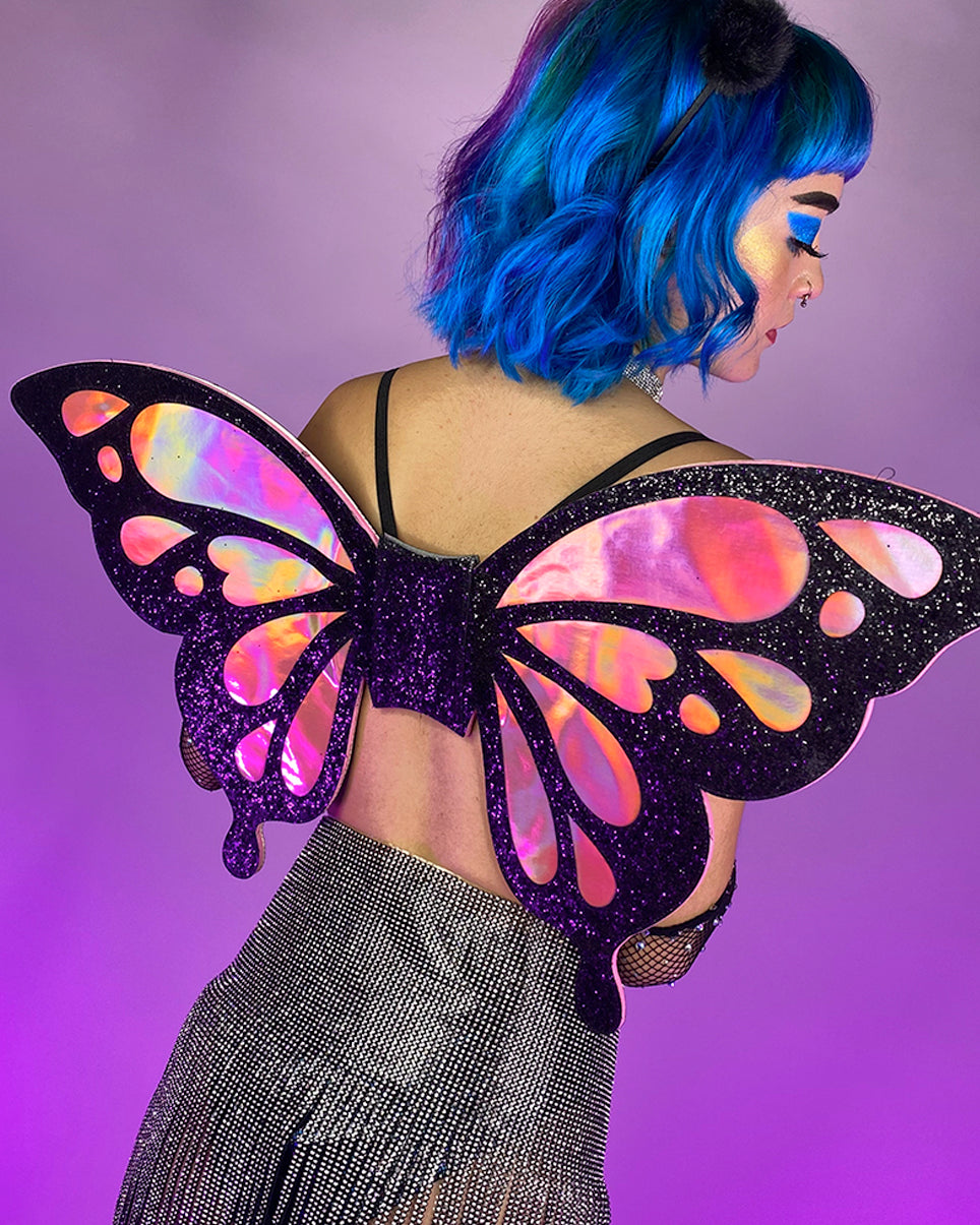 Butterfly shop rave outfit