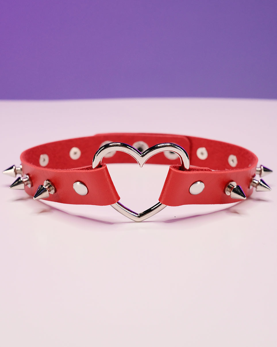 Heart Spike Choker