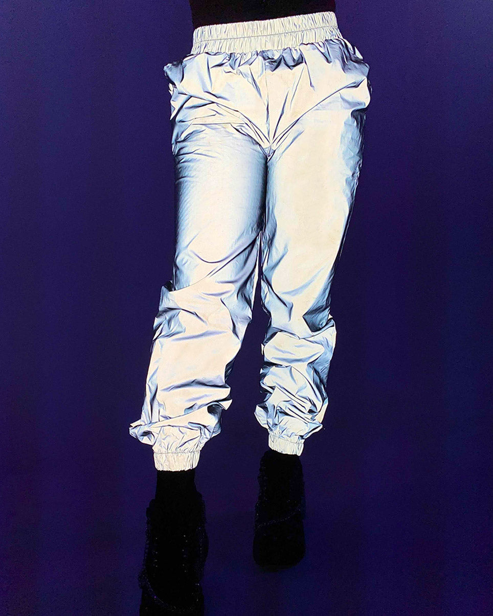 Flash reflective hotsell jogger pants