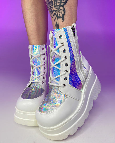 Neon Lites Platform Boots