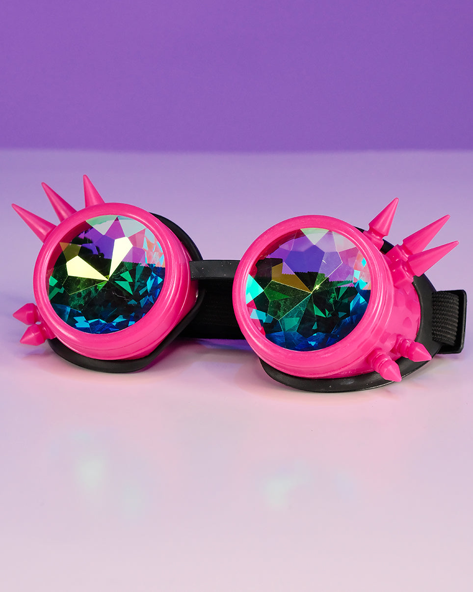 Rainbow Kaleidoscope Goggles