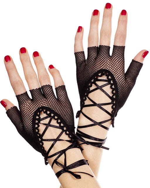 Women Summer UV-Proof Driving Dance Costume Lace Leather Gloves Mesh  Fishnet Gloves Cute Patchwork Mittens Guantes High Quality