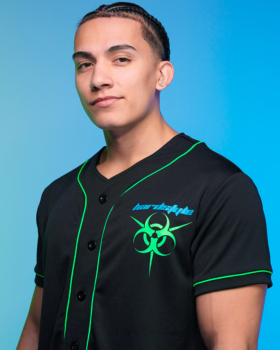 Biohazard Hardstyle Blacklight Green Jersey