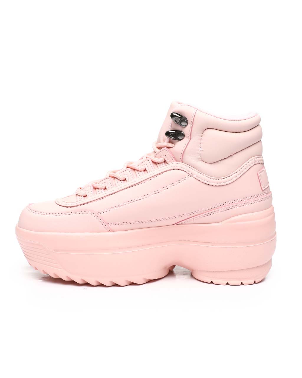 Baby pink shop high tops