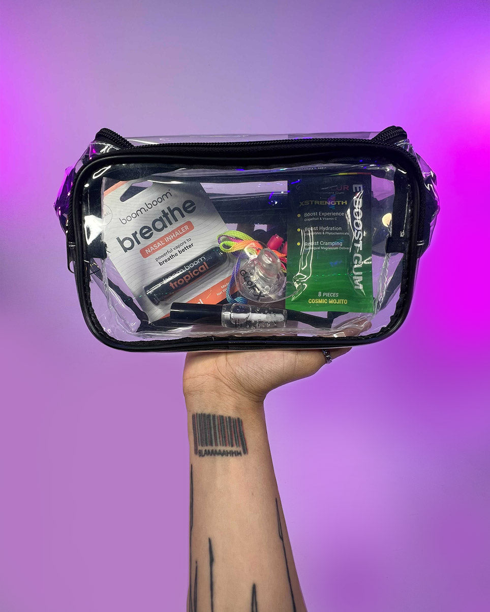 Black & Clear RW Fanny Pack – Rave Wonderland