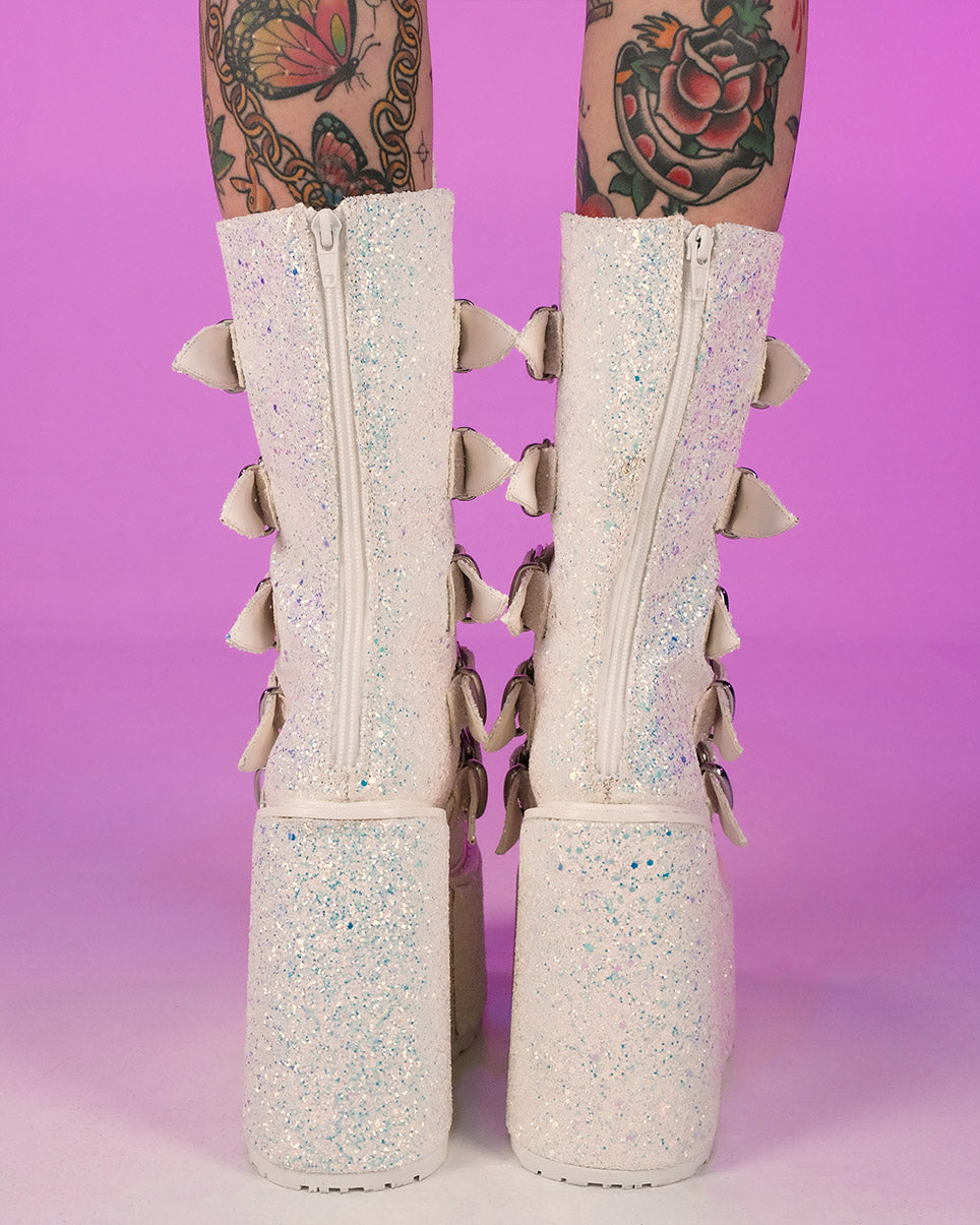 Demonia 2025 glitter boots