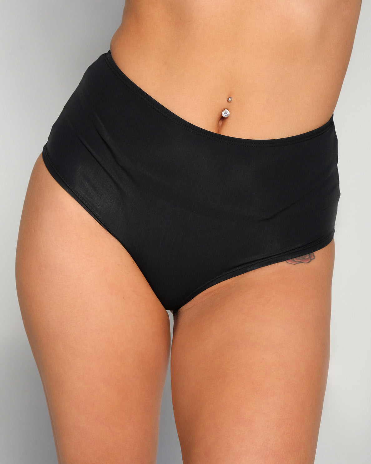 ToBeInStyle Women's Micro Mini Rave Booty Shorts Hipsters Cheeky Boyshorts  - Black at  Women's Clothing store