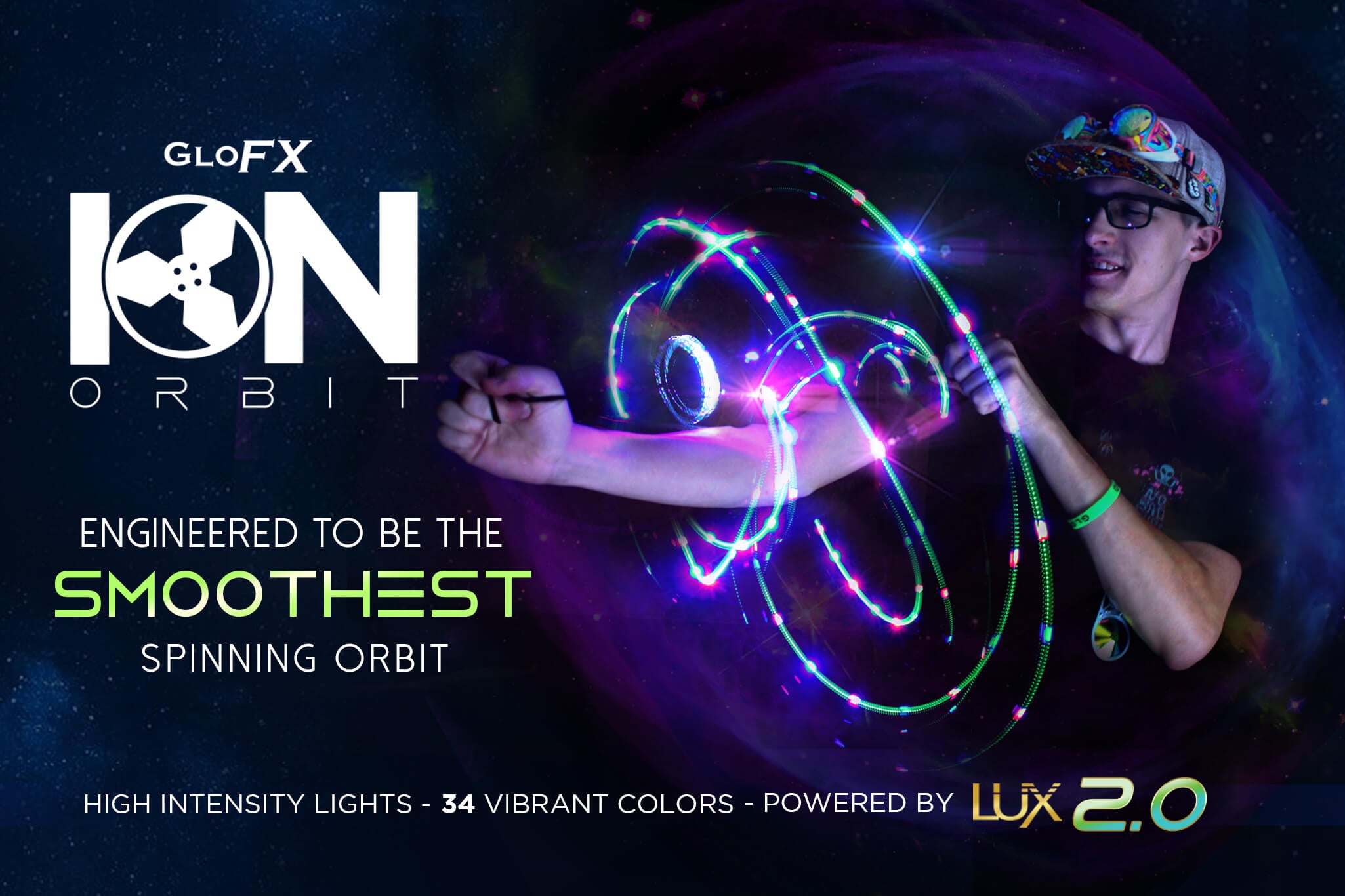 GloFX 3-LED Ion Orbit