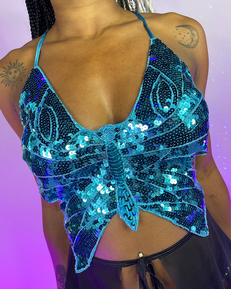 Butterfly cheap rave top